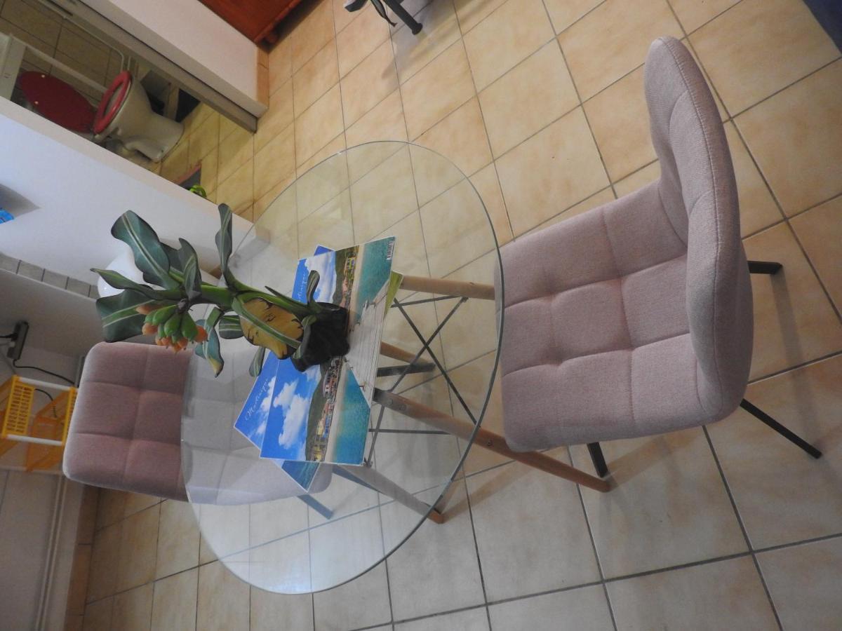 Studio Hibiscus-Ch Vue Sur Mer,Plage,Clim Les Anses-d'Arlets Kültér fotó