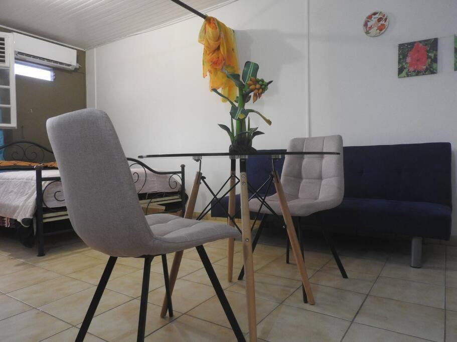 Studio Hibiscus-Ch Vue Sur Mer,Plage,Clim Les Anses-d'Arlets Kültér fotó