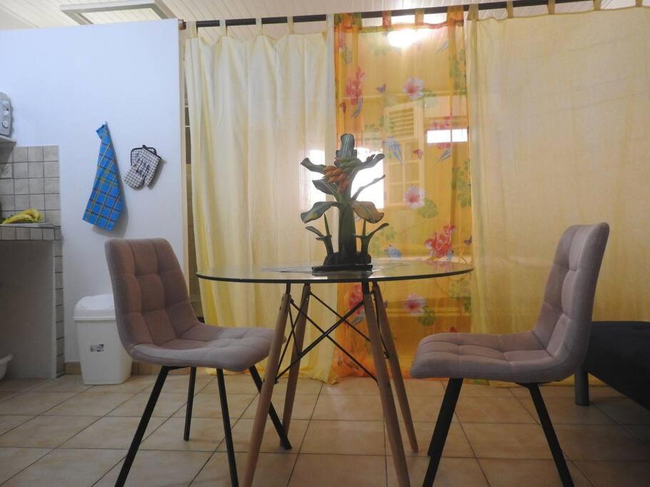 Studio Hibiscus-Ch Vue Sur Mer,Plage,Clim Les Anses-d'Arlets Kültér fotó